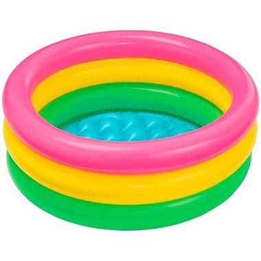 💦 Intex Planschbecken mit 3 Ringen, 61 x 22 cm für 3,24€ (statt 9€)