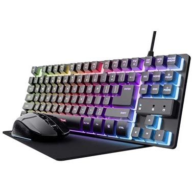 ⌨️ Trust GXT 794 Gaming Bundle mit Tastatur, Maus & Pad für 14,99€ (statt 36€)