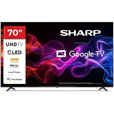 📺 Sharp 70HP5765E 70″ 4K UHD QLED Google TV für 529,99€ (statt 630€)