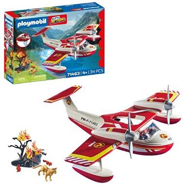 🛩️ Playmobil 71463 City Action Feuerwehrflugzeug mit Löschfunktion für 22,89€ (statt 30€)
