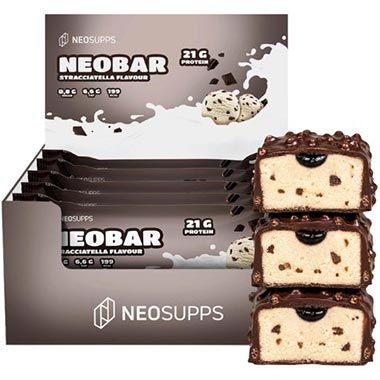 🍫 12er Pack Neosupps Neobar Stracciatella Proteinriegel ab 25,19€ (statt 33€)