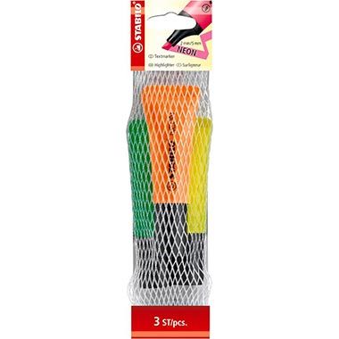 ✍🏻 3er Pack Stabilo Neon Textmarker für 2,28€ (statt 3€)