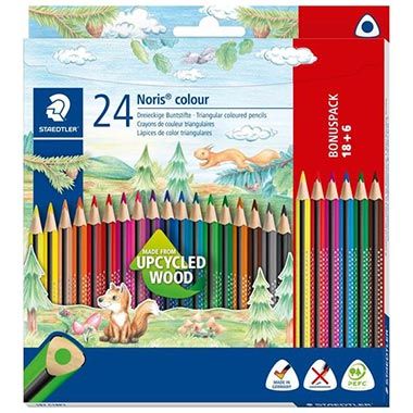 ✍🏻 24er Pack Staedtler Noris Colour Buntstift Set für 4,46€ (statt 8€)