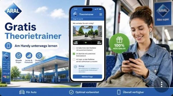 🚘Gratis: Führerschein Theorietrainer mit Aral