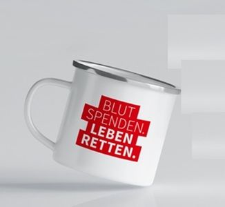 ☕BRK: Exklusiver Blutspende-Becher gratis dank Blutspende 🩸- im August