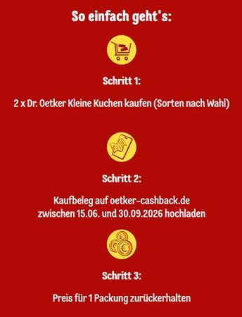 đ„§ Dr. Oetker Kleine Kuchen: 2 fĂŒr 1 Aktion đ„§ Dr. Oetker Kleine Kuchen: 2 fĂŒr 1 Aktion