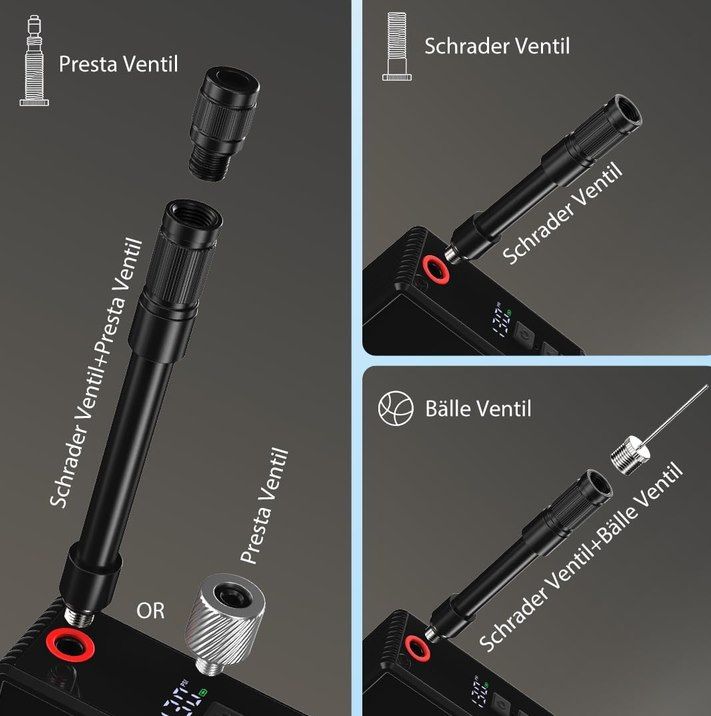 🚲 KROVX AM6 PRO Mini elektr. Fahrradpumpe max 9 bar für 29,99€ (statt 40€) 🚲 KROVX AM6 PRO Mini elektr. Fahrradpumpe max 9 bar für 29,99€ (statt 40€)
