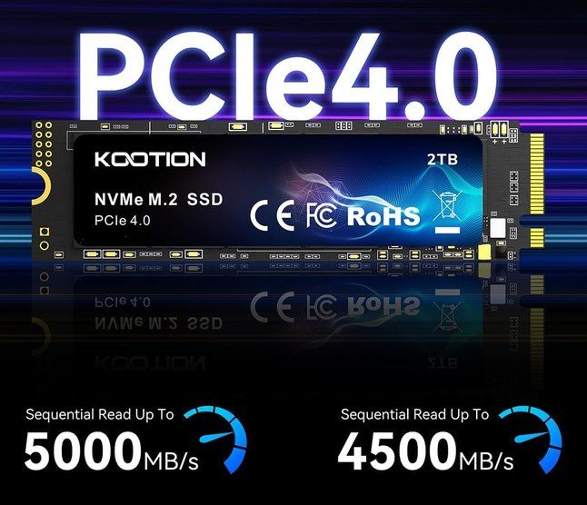 💾 KOOTION 2TB Nvme SSD PCIe 4.0 für 189€ (statt 239€) 💾 KOOTION 2TB Nvme SSD PCIe 4.0 für 189€ (statt 239€)