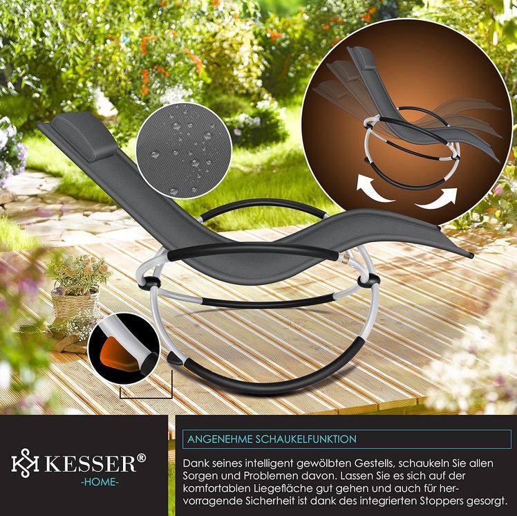 💺 Kesser Ergonomische Relaxliege in 4 Farben bis 180kg für 49,80€ (statt 61€) 💺 Kesser Ergonomische Relaxliege in 4 Farben bis 180kg für 49,80€ (statt 61€)