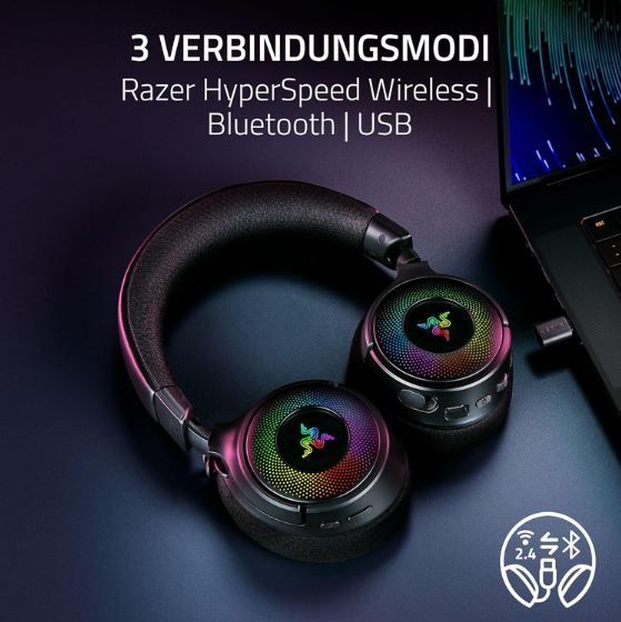 🎧 Razer Kraken V4 Wireless PC Gaming-Headset mit THX Spatial für 119,99€ (statt 134€) 🎧 Razer Kraken V4 Wireless PC Gaming Headset mit THX Spatial für 119,99€ (statt 134€)