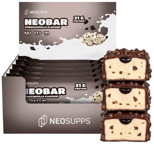 🍫 12er Pack Neosupps Neobar Stracciatella Proteinriegel ab 25,19€ (statt 33€)