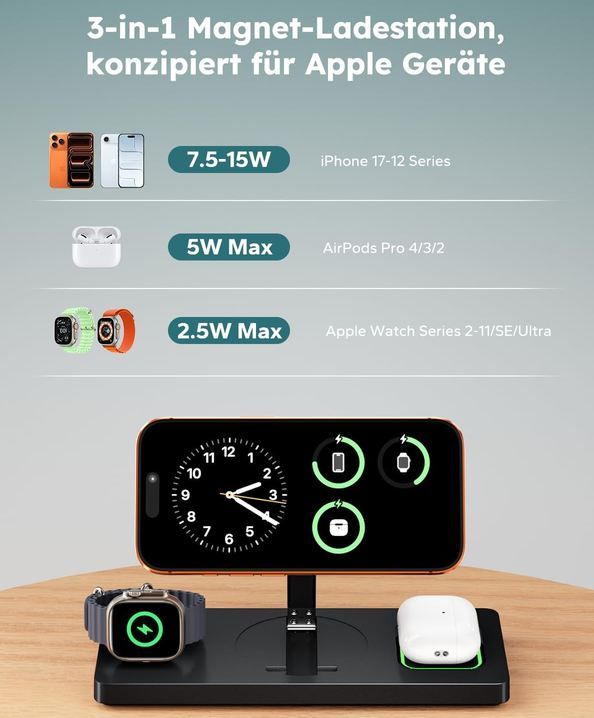 🔌 Eddibox 3 in 1 MagSafe Ladestation für Apple für 17,99€ (statt 40€) 🔌 Eddibox 3 in 1 MagSafe Ladestation für Apple für 17,99€ (statt 40€)