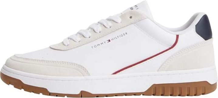 👟 Tommy Hilfiger Th Basket Core Leather Suede Mix Sneaker ab 56,69€ (statt 93€)