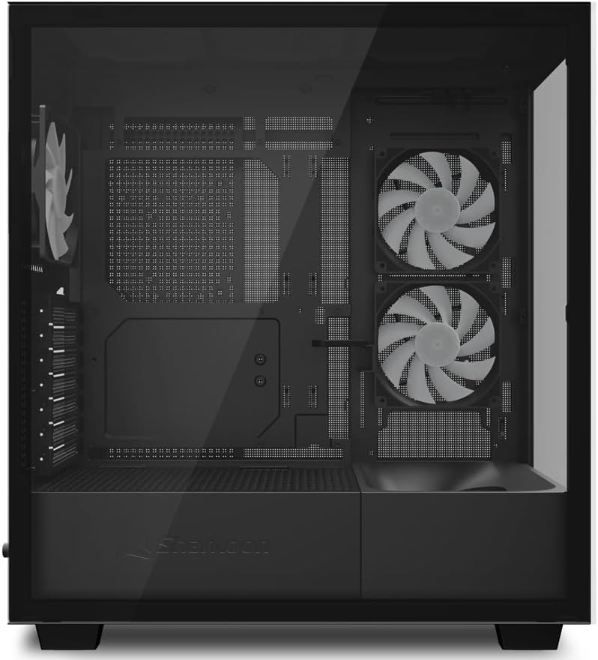 🖥️ Sharkoon Rebel C60 Midi ATX Nero Tower für 54,90€ (statt 92€)