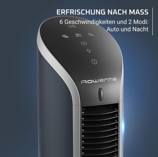 💨 Rowenta Eole Compact Turmventilator mit Oszillation für 49,99€ (statt 70€)