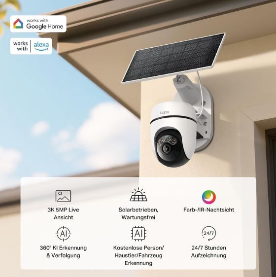 🎥 Tapo C630 Kit 360° Solar Überwachungskamera mit Akku für 88,75€ (statt 119€) 🎥 Tapo C630 Kit 360° Solar Überwachungskamera mit Akku für 88,75€ (statt 119€)