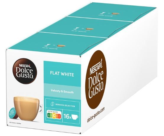 ☕ 3 x 16er Pack Nescafe Dolce Gusto Flat White Kaffeekapseln ab 14€ (statt 18€) ☕ 3 x 16er Pack Nescafe Dolce Gusto Flat White Kaffeekapseln ab 14€ (statt 18€)