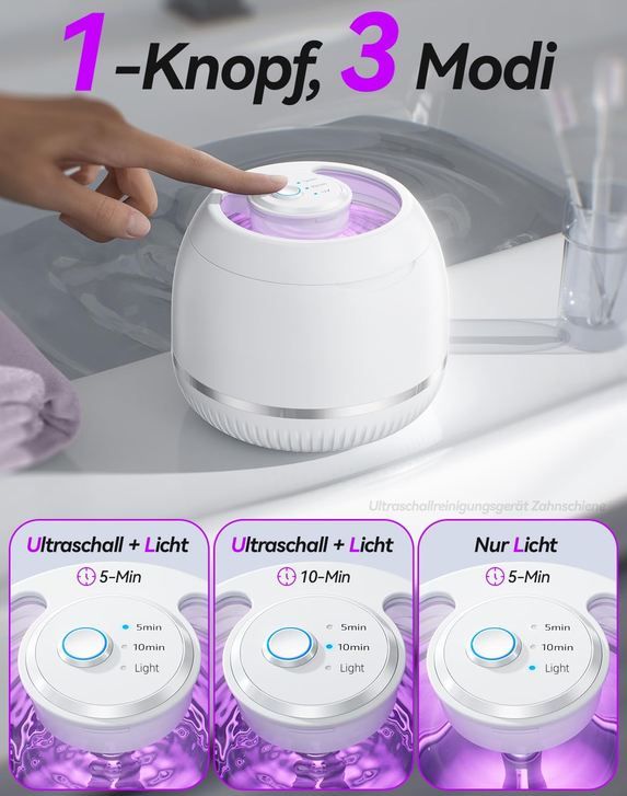 🦷 Beser Ultraschallreinigungsgerät für Gebiss, Zahnschienen & Prothesen für 18,99€ (statt 38€) 🦷 Beser Ultraschallreinigungsgerät für Gebiss, Zahnschienen & Prothesen für 18,99€ (statt 38€)
