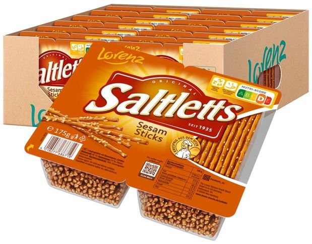 đ 2,45kg! 14er Pack Lorenz Saltletts Sticks Sesam fĂŒr 22⏠(statt 32âŹ) đ 2,45kg! 14er Pack Lorenz Saltletts Sticks Sesam fĂŒr 22⏠(statt 32âŹ)