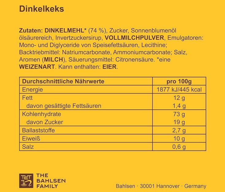 🍪 4x Leibniz Dinkelkeks, je 190g ab 5,36€ (statt 8€) 🍪 4x Leibniz Dinkelkeks, je 190g ab 5,36€ (statt 8€)