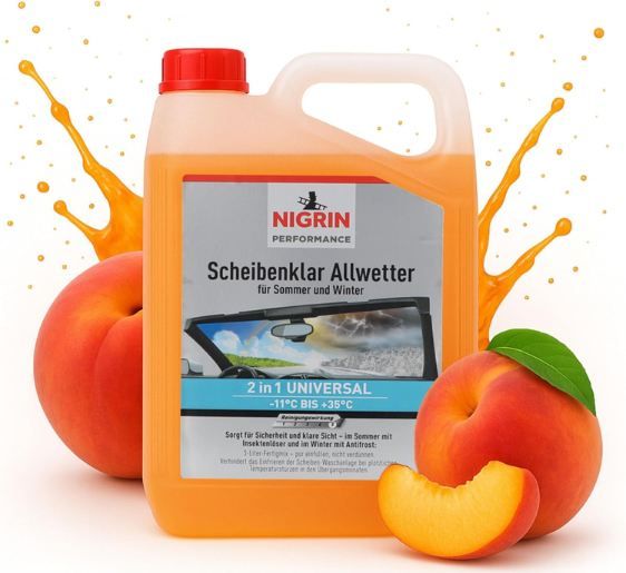 🍑 3 Liter Nigrin Performance Scheibenklar Allwetter, Pfirsich ab 7€ (statt 12€) 🍑 3 Liter Nigrin Performance Scheibenklar Allwetter, Pfirsich ab 7€ (statt 12€)