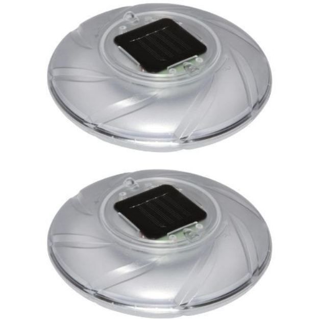 💡 2er Pack Bestway Flowclear LED Poolleuchte, 18cm für 17,99€ (statt 26€)