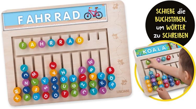 🚸 Lisciani Montessori Wörter Bilden Lernspiel für 13€ (statt 27€)