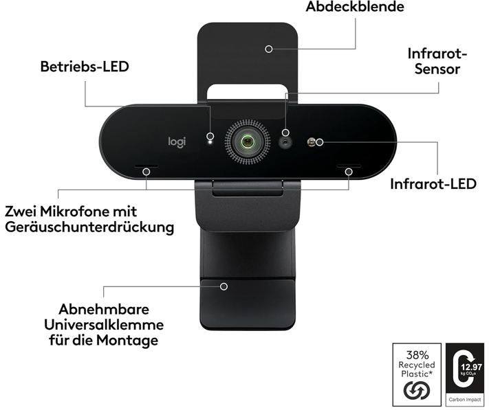 📷 Logitech Brio 4K Webcam mit NC Mikrofon für 97,49€ (statt 108€) 📷 Logitech Brio 4K Webcam mit NC Mikrofon für 97,49€ (statt 108€)