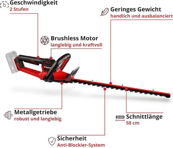 🪚 Einhell Professional GP-CH 18/50 Akku-Heckenschere für 114,49€ (statt 128€) 🪚 Einhell Professional GP CH 18/50 Akku Heckenschere für 114,49€ (statt 128€)