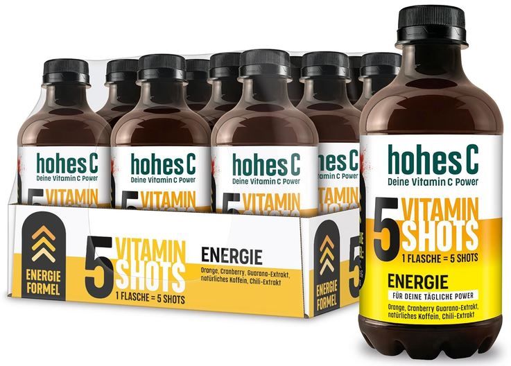 🍊 12er Pack hohes C Vitamin Shots Energie, 330ml für 22,92€ (statt 30€) 🍊 12er Pack hohes C Vitamin Shots Energie, 330ml für 22,92€ (statt 30€)