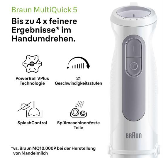 🍲 Braun MultiQuick 5 MQ Stabmixer Set für 34€ (statt 39€) 🍲 Braun MultiQuick 5 MQ Stabmixer Set für 34€ (statt 39€)