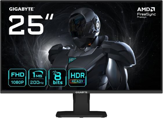 🖥️ Gigabyte GS25F2 25 FHD Gaming Monitor mit 200Hz für 79€ (statt 92€)