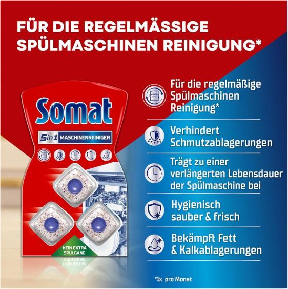 🫧 3er Pack Somat 5in1 Maschinenreiniger ab 1,79€ (statt 3€) 🫧 3er Pack Somat 5in1 Maschinenreiniger ab 1,79€ (statt 3€)