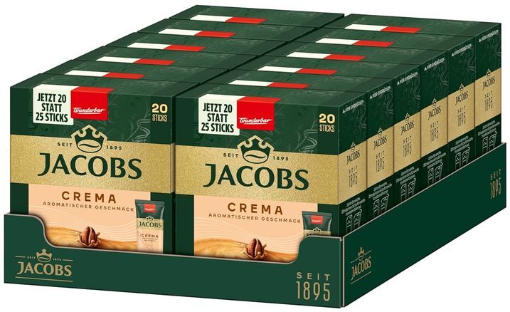 ☕ 12 x 20er Pack Jacobs Café Crema löslicher Bohnenkaffee ab 27,54€ (statt 36€) ☕ 12 x 20er Pack Jacobs Café Crema löslicher Bohnenkaffee ab 27,54€ (statt 36€)