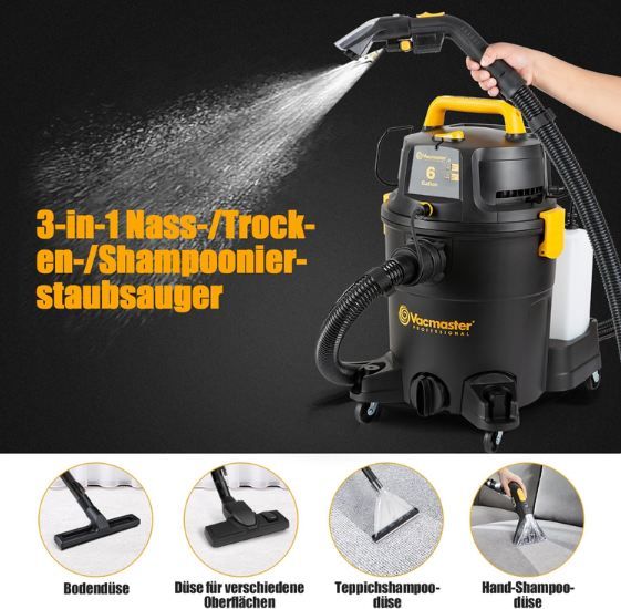 🧹 Vacmaster VK1323PFR 3-in-1 Waschsauger mit Zubehör für 161,49€ (statt 190€) 🧹 Vacmaster VK1323PFR 3 in 1 Waschsauger mit Zubehör für 161,49€ (statt 190€)