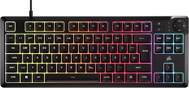 ⌨️ Corsair K55 CORE TKL RGB Tenkeyless Gaming Tastatur für 39,99€ (statt 50€)