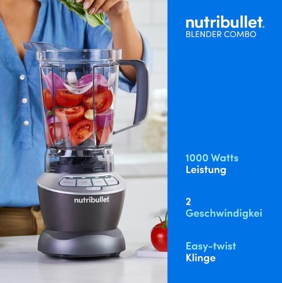 🍲 nutribullet NBF450DG Elektrischer Mixer mit Zubehör für 94,90€ (statt 143€) 🍲 nutribullet NBF450DG Elektrischer Mixer mit Zubehör für 94,90€ (statt 143€)
