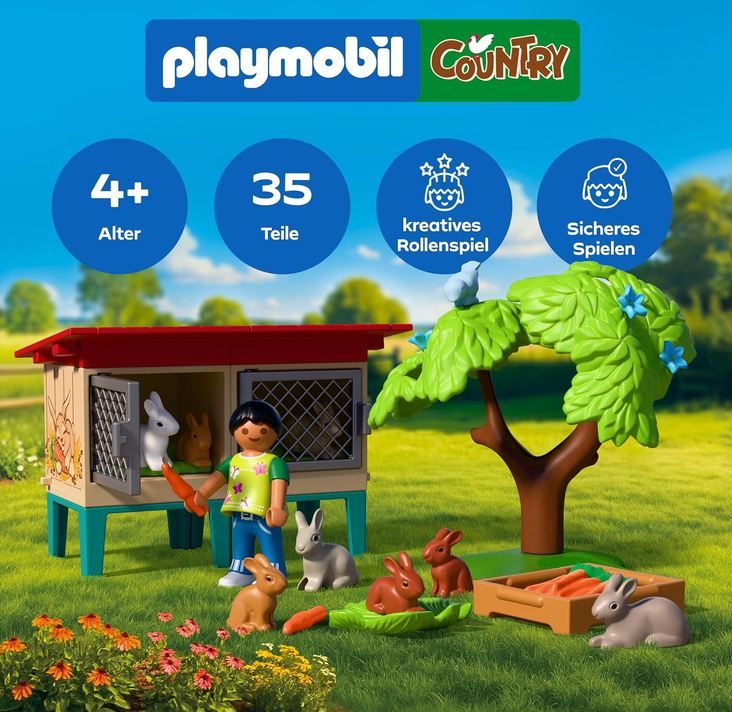 đ Playmobil 72170 Country LĂ€ndlicher Kaninchenstall fĂŒr 9,99⏠(statt 14âŹ) đ Playmobil 72170 Country LĂ€ndlicher Kaninchenstall fĂŒr 9,99⏠(statt 14âŹ)