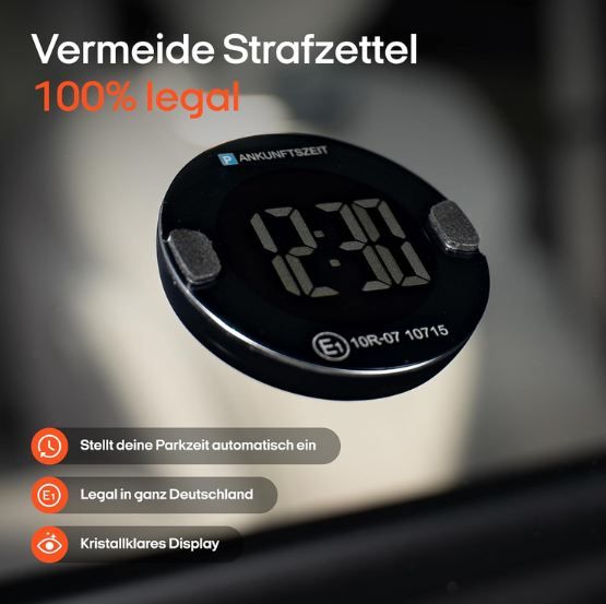 🅿️ OOONO P-DISC NO4 Elektronische Parkscheibe für 22,95€ (statt 33€) 🅿️ OOONO P DISC NO4 Elektronische Parkscheibe für 22,95€ (statt 33€)