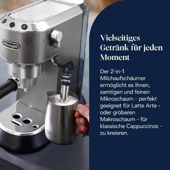 ☕ De'Longhi EC685.TB Dedica Style Siebträgermaschine für 124,89€ (statt 140€) ☕ DeLonghi EC685.TB Dedica Style Siebträgermaschine für 124,89€ (statt 140€)
