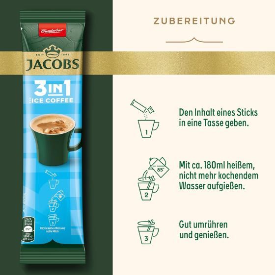 ☕ 12 x 10er Pack Jacobs 3in1 Ice Coffee Instant Kaffee Sticks ab 25,64€ (statt 33€) ☕ 12 x 10er Pack Jacobs 3in1 Ice Coffee Instant Kaffee Sticks ab 25,64€ (statt 33€)