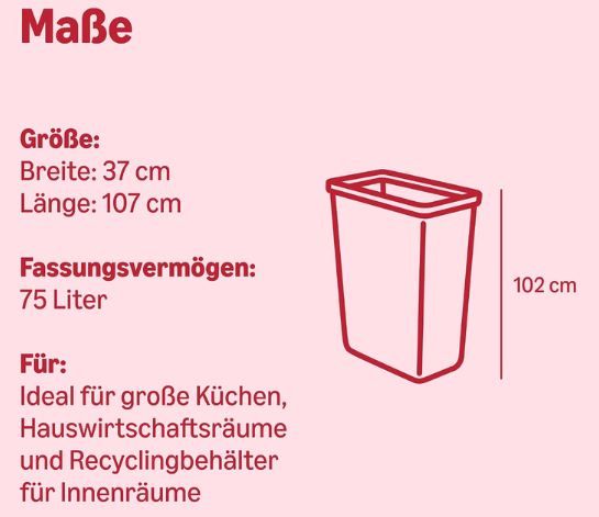 🗑️ 15x by Amazon Extrastarker Müllsack mit Bindegriff, 75L ab 1,53€ (statt 2€) 🗑️ 15x by Amazon Extrastarker Müllsack mit Bindegriff, 75L ab 1,53€ (statt 2€)