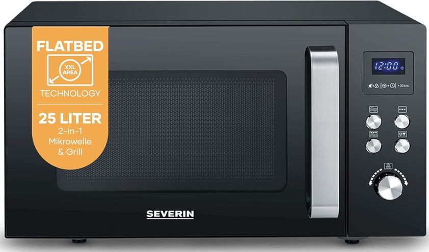 🍛 Severin MW 7763 2-in-1 Mikrowelle mit Glasboden & Grill für 116,49€ (statt 143€) 🍛 Severin MW 7763 2 in 1 Mikrowelle mit Glasboden & Grill für 116,49€ (statt 143€)