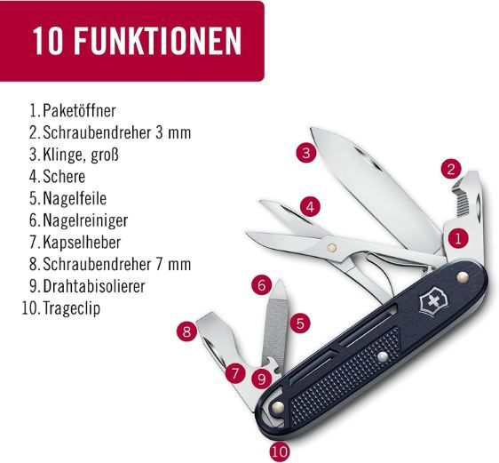 🔪 Victorinox Synergy X Alox Taschenmesser mit 9 Funktionen für 57€ (statt 85€) 🔪 Victorinox Synergy X Alox Taschenmesser mit 9 Funktionen für 57€ (statt 85€)