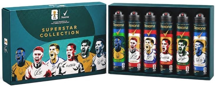 👃🏻 6er Pack Rexona FIFA World Cup 2026 Superstar Deos ab 14,81€ (statt 26€) 👃🏻 6er Pack Rexona FIFA World Cup 2026 Superstar Deos ab 14,81€ (statt 26€)