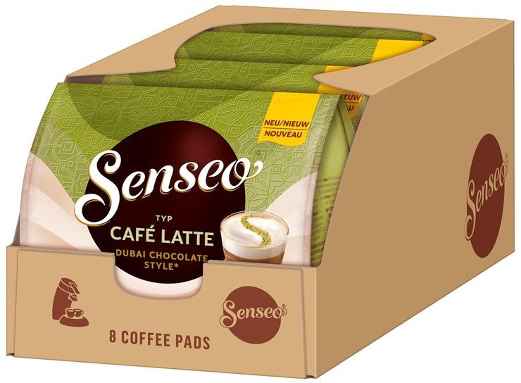 ☕ 4 x 8er Pack Senseo Café Latte Dubai Chocolate Style Pads ab 12,34€ (statt 16€) ☕ 4 x 8er Pack Senseo Café Latte Dubai Chocolate Style Pads ab 12,34€ (statt 16€)