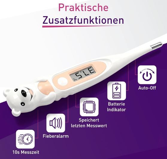 🌡️ Scala SC 44 Flex Digitales Fieberthermometer für 2,95€ (statt 7€)