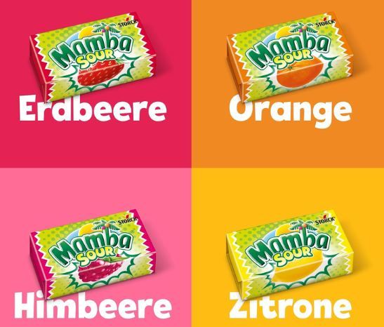 🍬 24er Pack Mamba Sour Kaubonbons in 4 Sorten für 18,30€ (statt 24€)