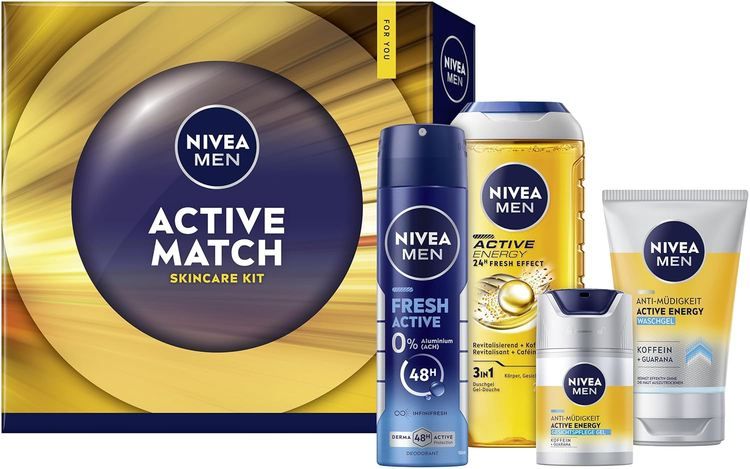 🧴 Nivea Men Active Match Geschenkset, 4-tlg. für 14,12€ (statt 21€) 🧴 Nivea Men Active Match Geschenkset, 4 tlg. für 14,12€ (statt 21€)