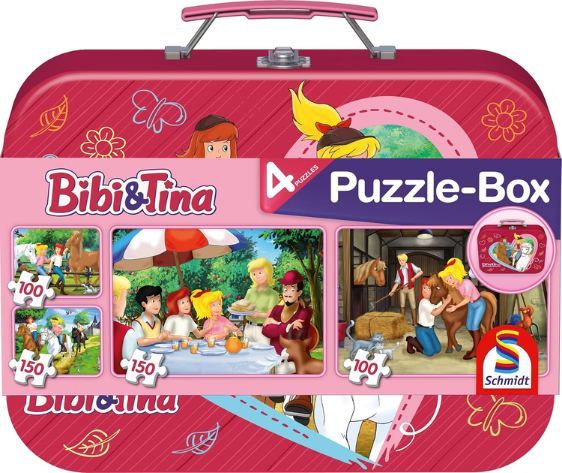 đ§© Schmidt Spiele Bibi und Tina, 4 Kinderpuzzle im Metallkoffer fĂŒr 9,99⏠(statt 16âŹ) đ§© Schmidt Spiele Bibi und Tina, 4 Kinderpuzzle im Metallkoffer fĂŒr 9,99⏠(statt 16âŹ)